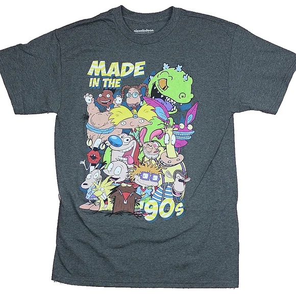 ❤️Nickelodeon Men's Short Sleeve Graphic Tee Shirt💎 - Picture 2 of 2
